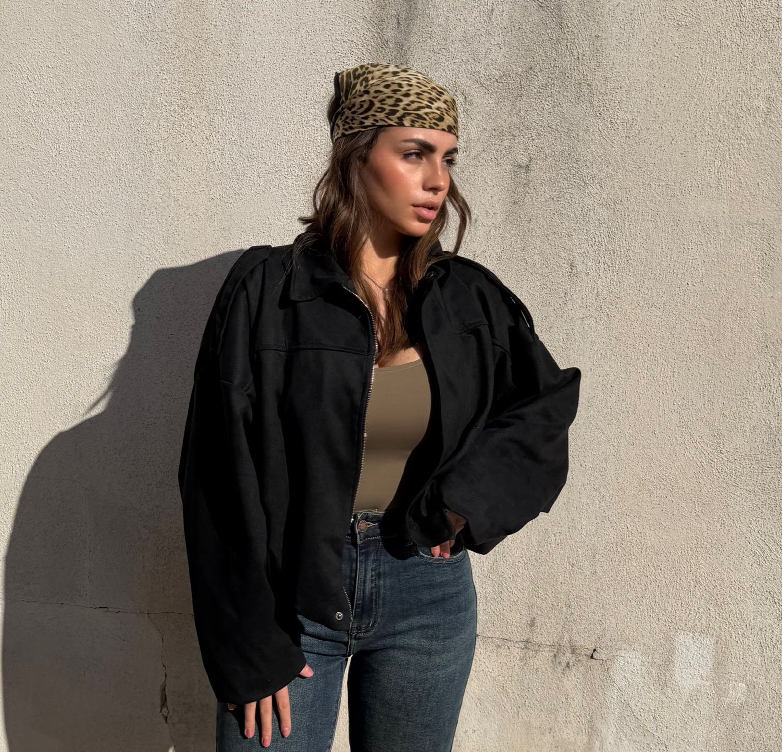 BOMBER MOOD ZARA BLACK