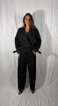 PANTALONE MIELE NERO