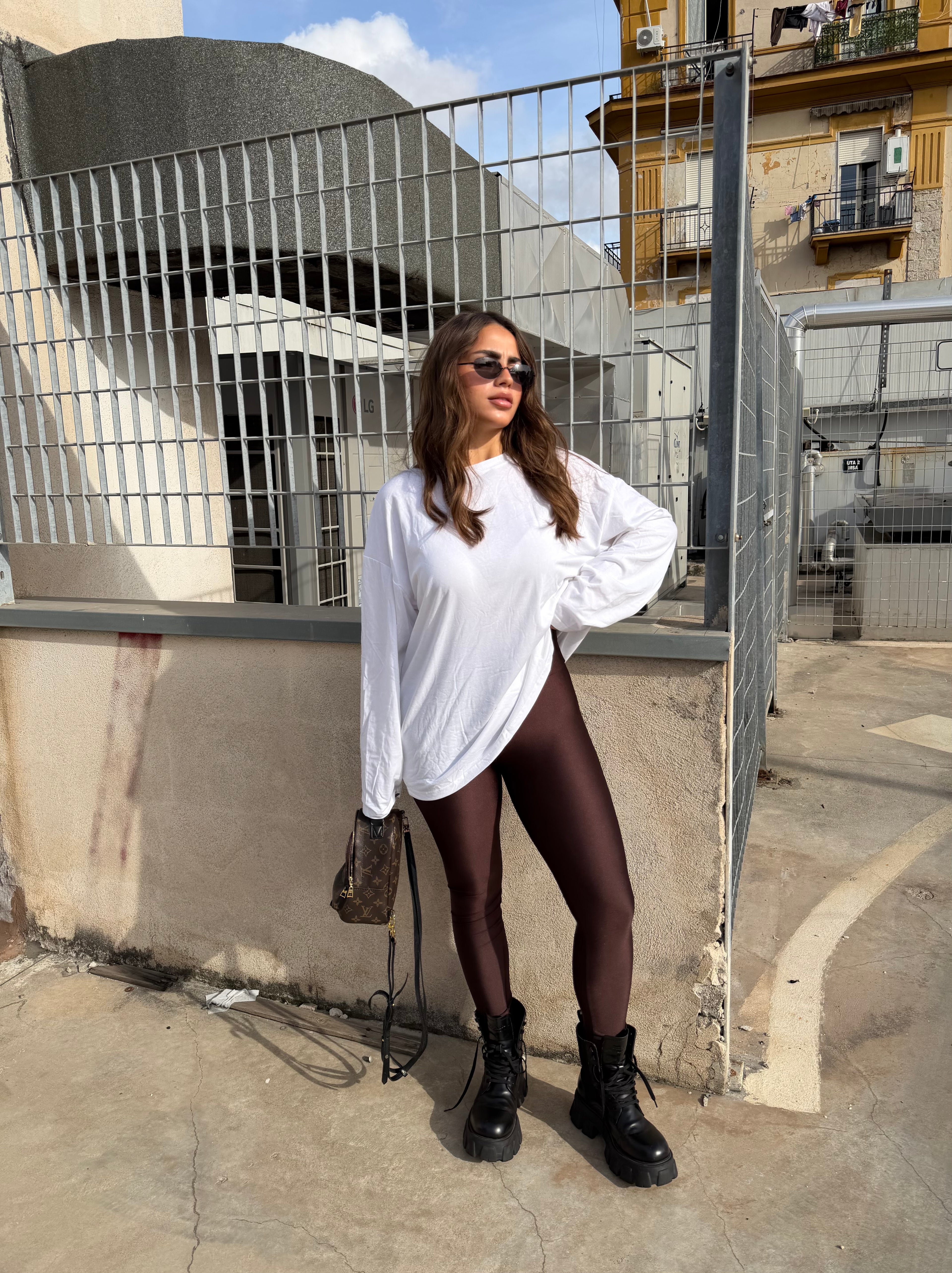 LEGGINS MOZZAFIATO BROWN