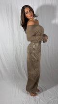 JEANS MIRAYA MARRONE