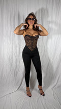 LEGGINS MADEIRA NERO